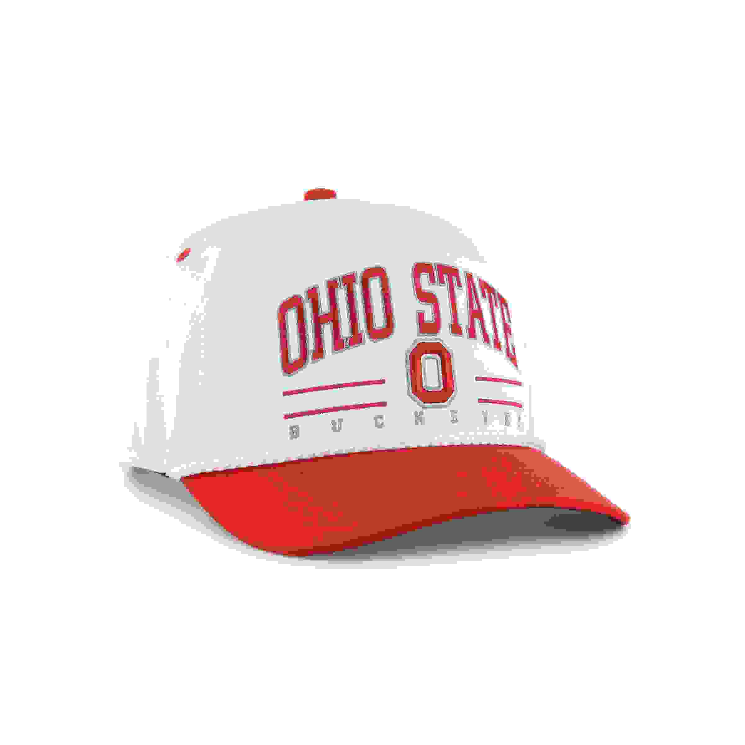 47 Ohio State Buckeyes Roscoe Rope Hitch White Snapback Cap